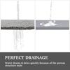 1pcs Shower Mat Bathtub Mat,24x16 inch, Non-Slip Bath Mat with Drain, Quick Drying PVC Loofah Bathmat for Tub Shower,Bathroom