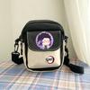 Giappone cartoni animati fumetti Demon Slayer borsa a tracolla casual portamonete color-block custodia per telefono 7566