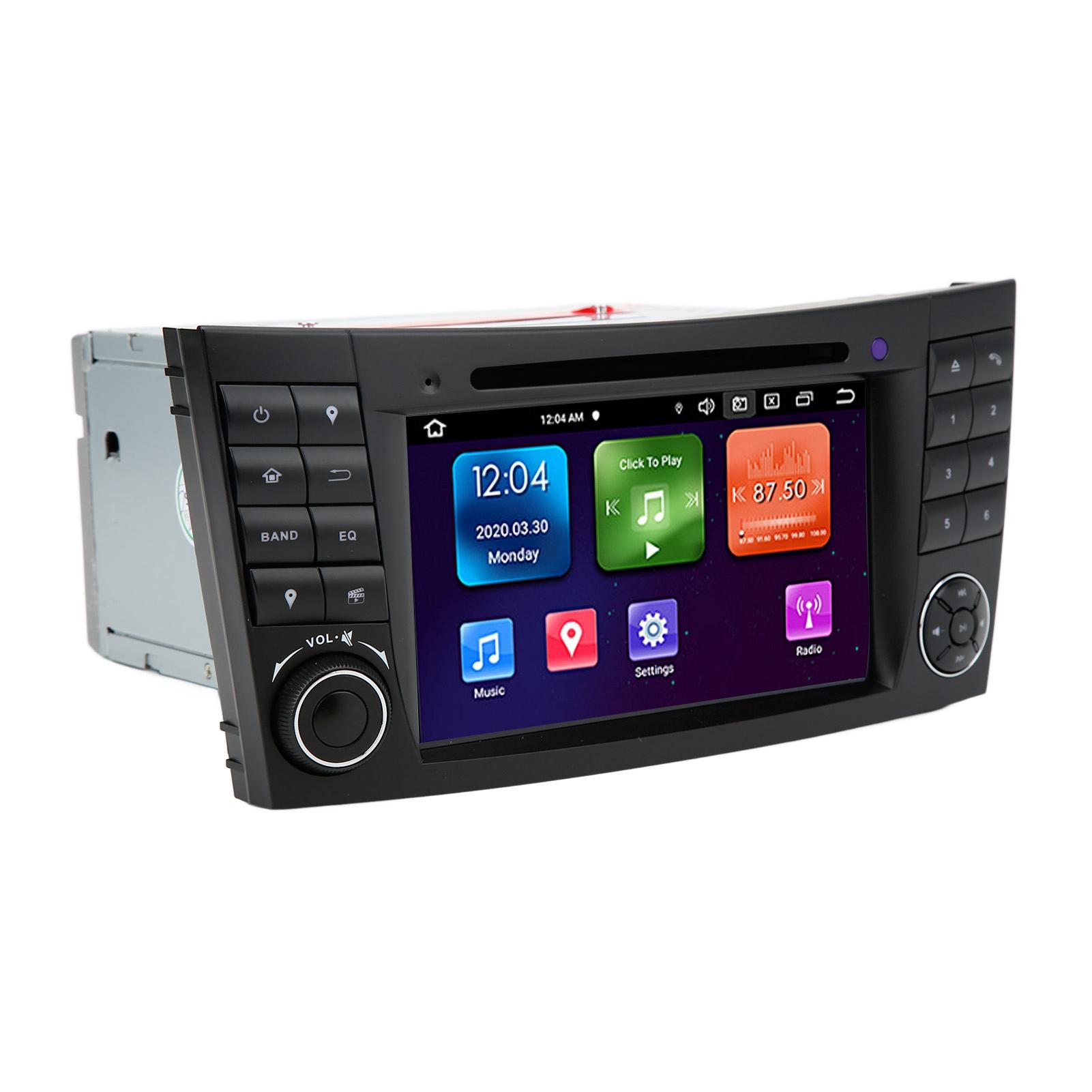

7-дюймовий Bluetooth Мультимедійний Плеєр GPS Навігація 4+64ГБ CarPlay для Android 10 Заміна для Mercedes Benz CLS G E Клас