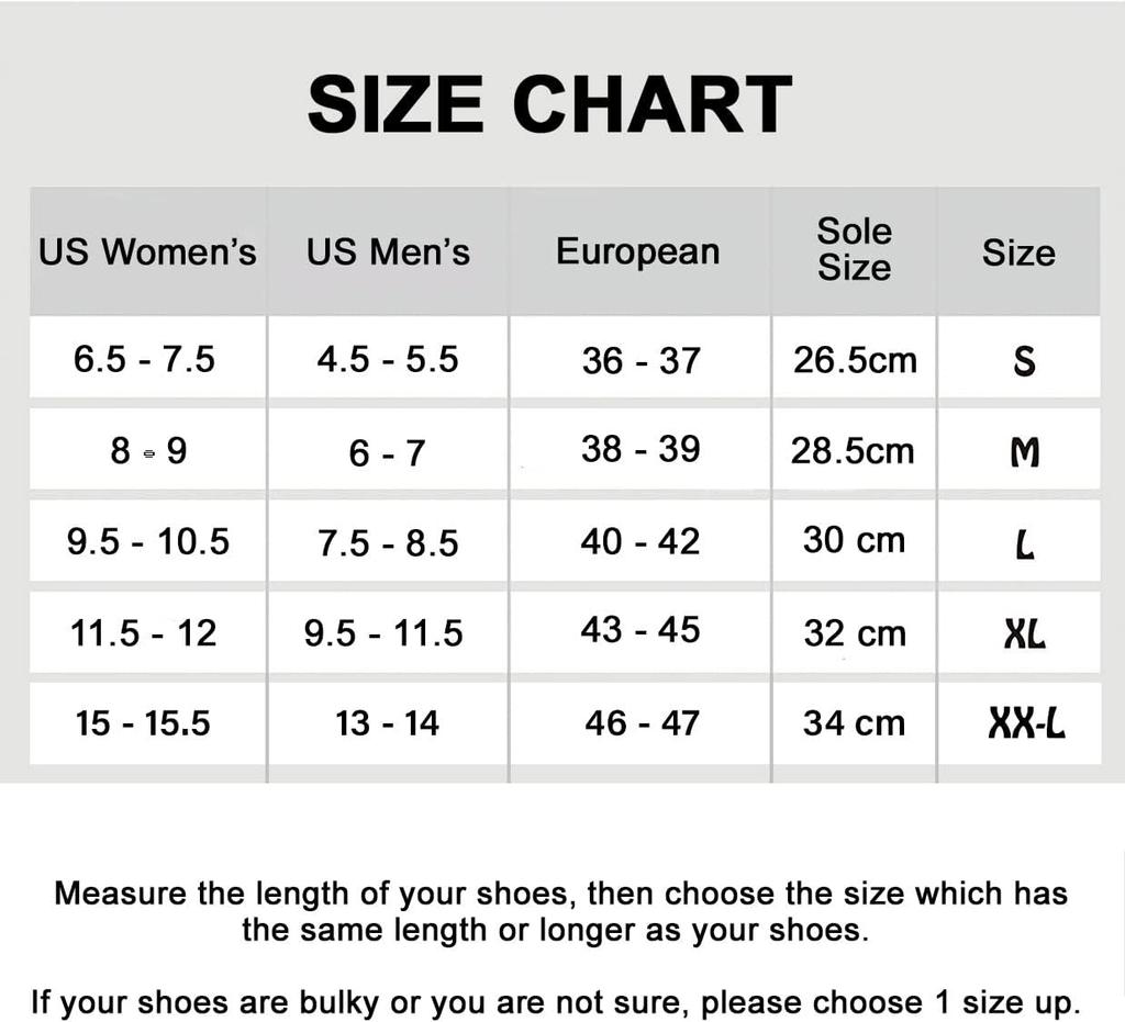 Waterproof Shoe Covers, Thickened Rain Boot Shoe Cover Reusable & Foldable Non-Slip With Reflector For Men Women
