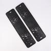 1Pcs Standard License Plate Stainless Steel Metal Frame Cover Ru Ua Eu Number Plate Holder Black License Plate Holder Mount