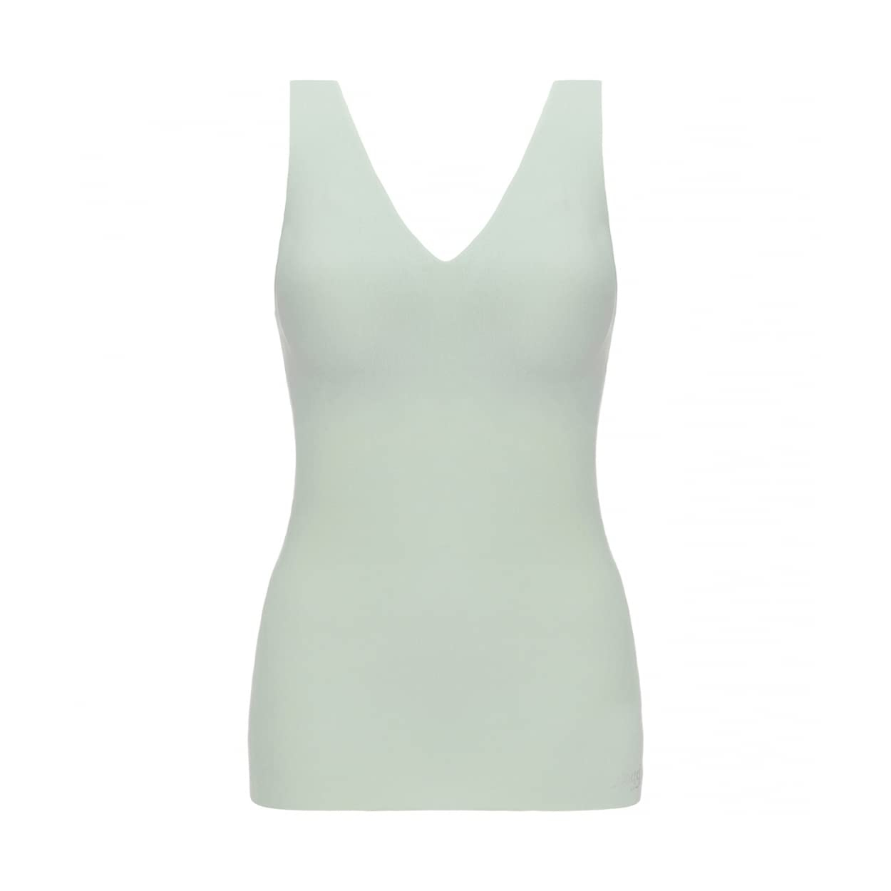 

Топ-майка Triumph Sloggi Zero Feel из смесового хлопка 7059 Размер L (Фантастический Зеленый),