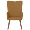 Relax Armchair In Brown Velvet