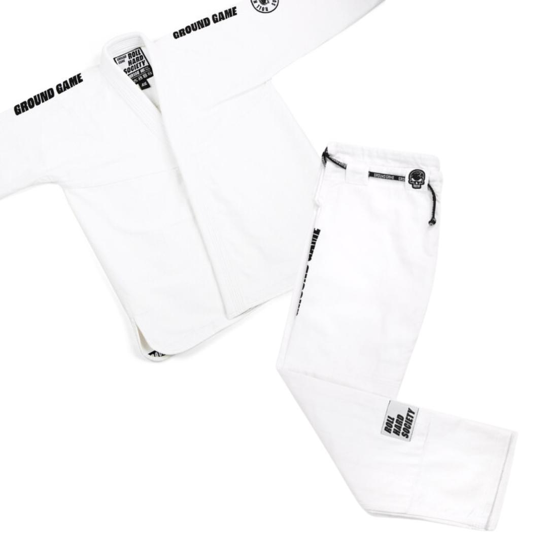 Kimono/Gi da Ground Game BJJ Uomo Gamer 2.0 Bianco A2L