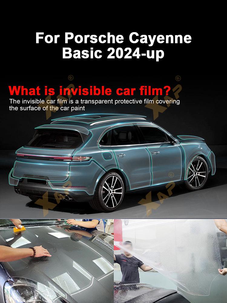 Porsche Cayenne TPU Invisible Anti-Scratch Paint Protection Film