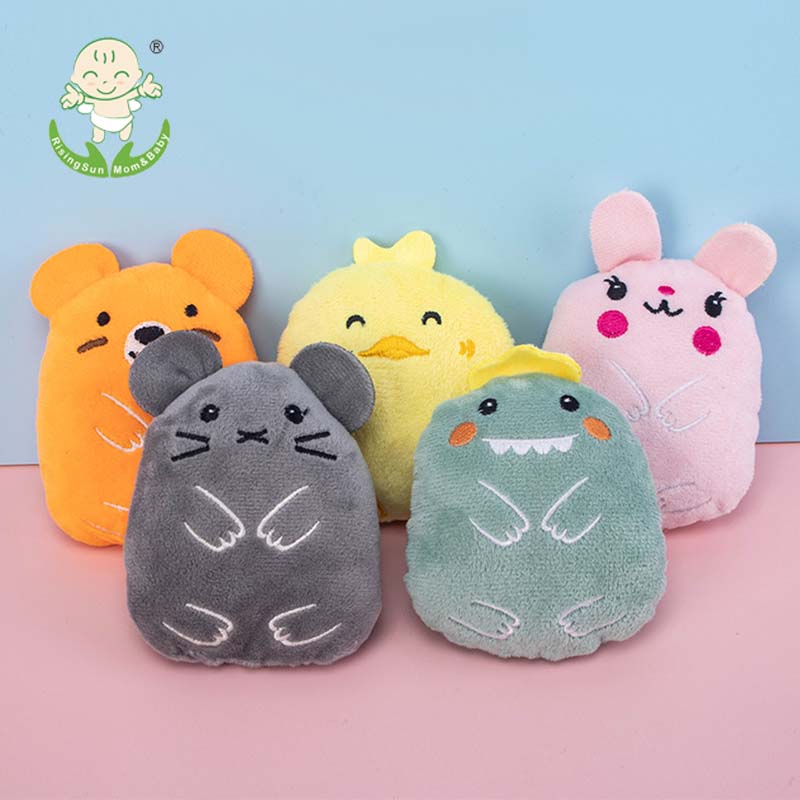 New Cartoon Pet Plush Toys Small Rubber Interactive Antistuffy Bite-Resistant Scratch-Resistant Fun Ringing Paper Sound Cats