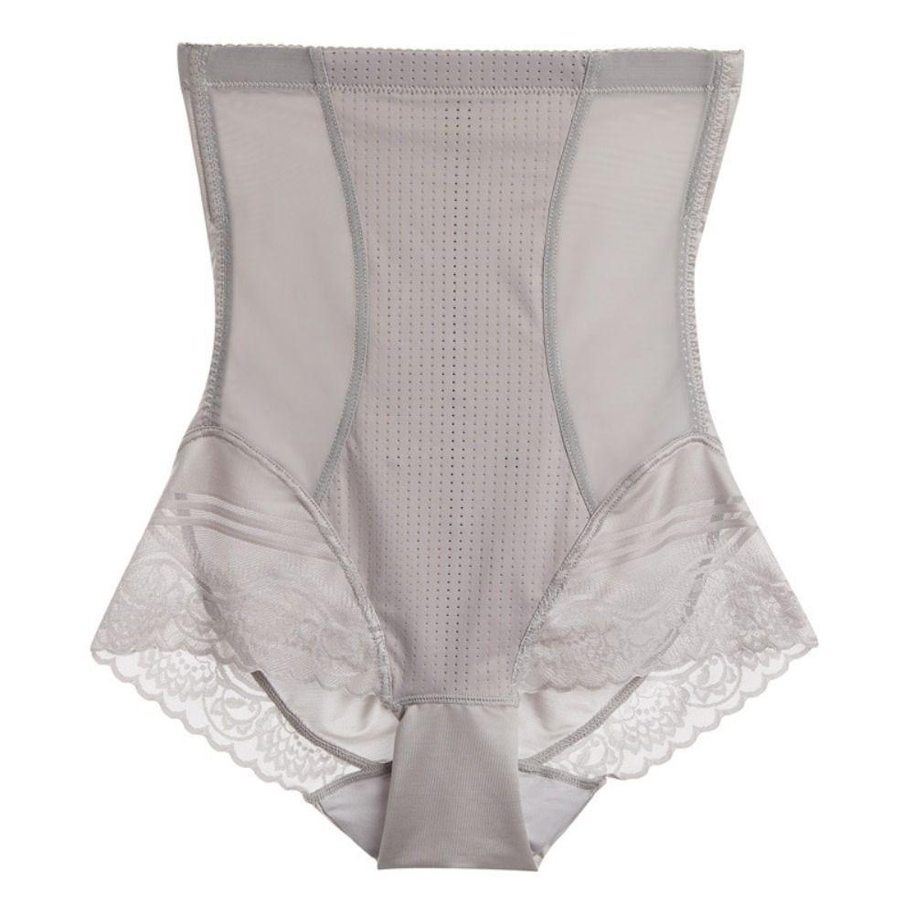 Lace Flower Postpartum Panties High Waist Slim Seamless Underwear Breathable Hip Lift Shaper  Women