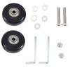 AEE2-50X18mm Set Of 2 Luggage Suitcase Replacement Wheels,PU Swivel Caster Wheels Carbon Steel Bearings Repair Kits