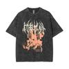 T-shirt Vintage Lavata Ethel Cain If You Love Me Keep It To Yourself Uomo Donna Hip Hop Moda Gotica Manica Corta T-shirt Top