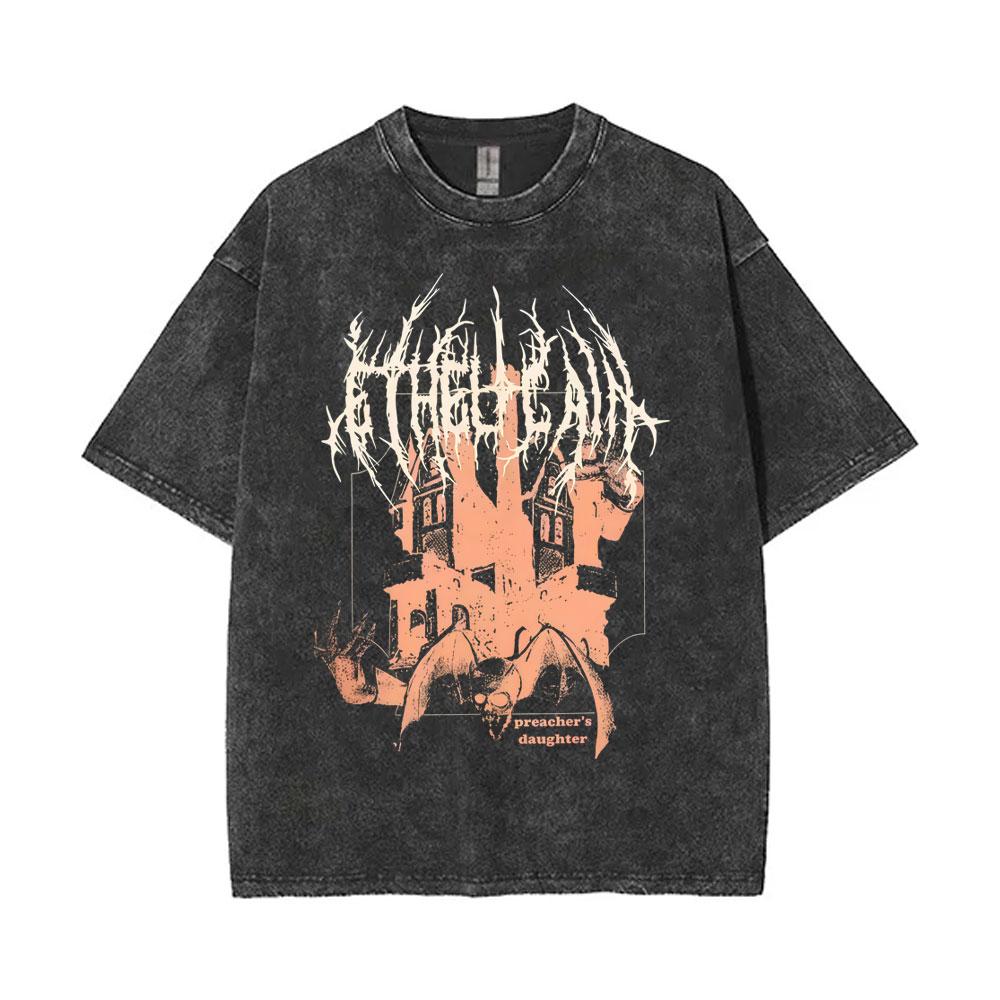 

Washed Vintage Ethel Cain Perverts Vacillator Close The Door Let Me in Graphic Tshirt Men Women Retro Gothic Oversized T Shirt S