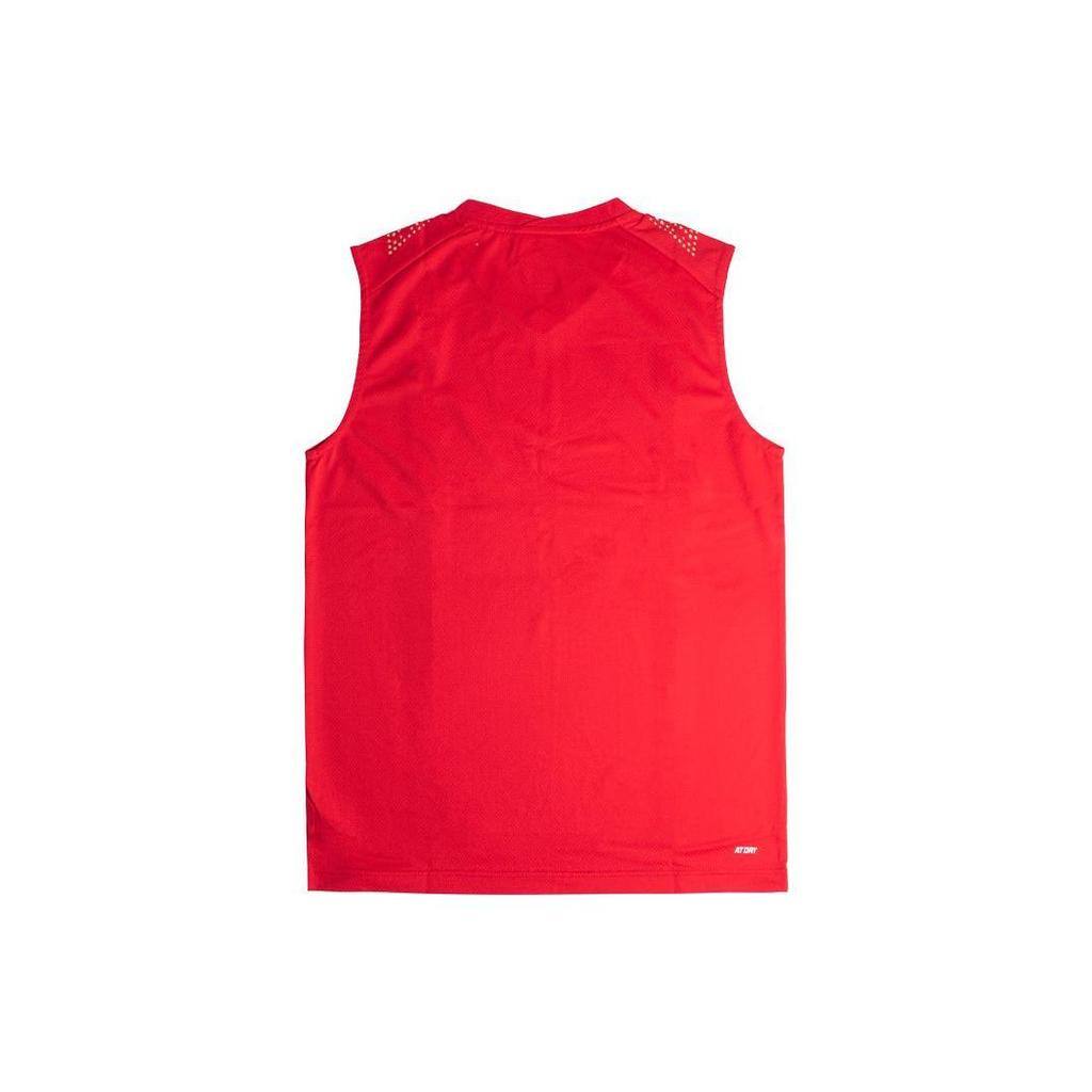 Li Ning Tank Tops Men's Red V neck Moderate Straight Fit AVSQ145-1