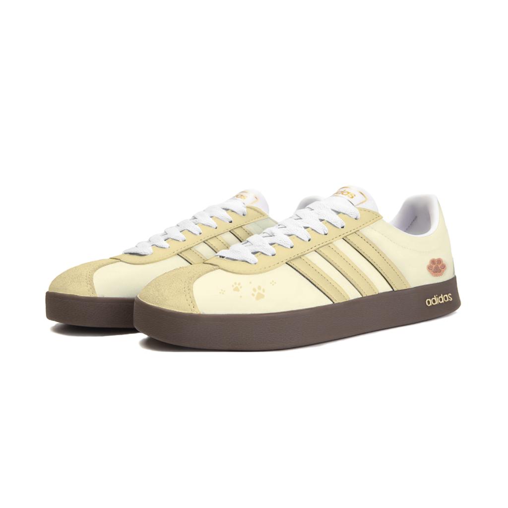 Adidas VL COURT 2.0 Skateboard Shoes Unisex Low top Yellow ID6015(Team914- )