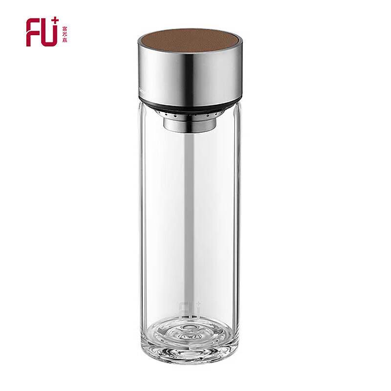 Fuguang Business Portable Single-Layer Glass Tea Cup