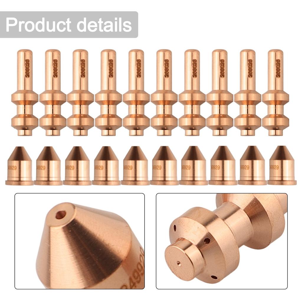 20pcs Electrode 256026 Tip 249929 for Miller Spectrum 875 Auto-Line Cutter For XT60