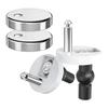2pcs Toilet Hinges Fittings High Quality Quick Release Hinges Kits Toilet Cover Accessories Cover Screw Connector Toliet Parts