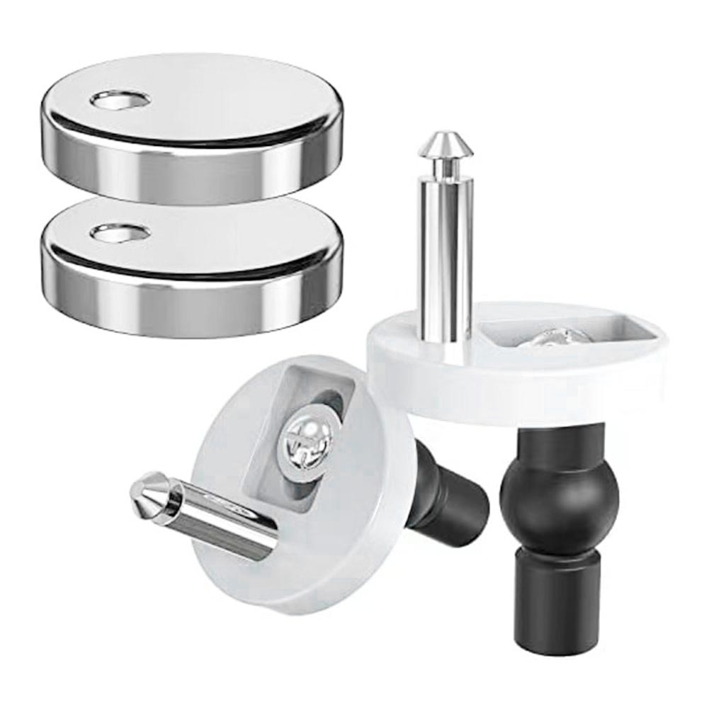 2pcs Toilet Hinges Fittings High Quality Quick Release Hinges Kits Toilet Cover Accessories Cover Screw Connector Toliet Parts