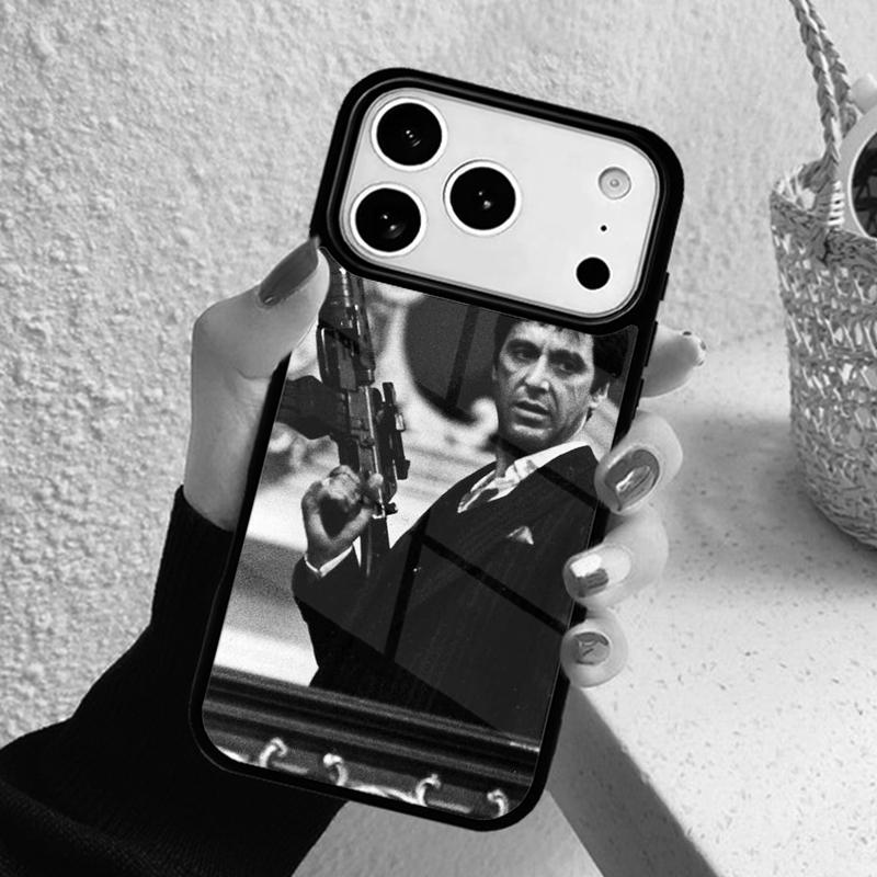 Tony Montana Scarface Al Pacino Phone Case For iPhone 17 Air 16 15 14 13 12 11 Pro Max Plus