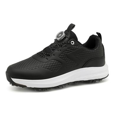 2026 New Women and Men Golf Shoes Anti-Slip Spiked Golf Sneakers Quick Lacing Golfer Footwear Low Top Outdoor Walking Sneakers