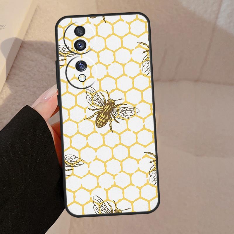 Bee Honey For Honor Magic 8 7 6 5 Lite Case For Honor 400 Pro 200 50 70 90 X8c X8b X9d X9b X9c Win RT