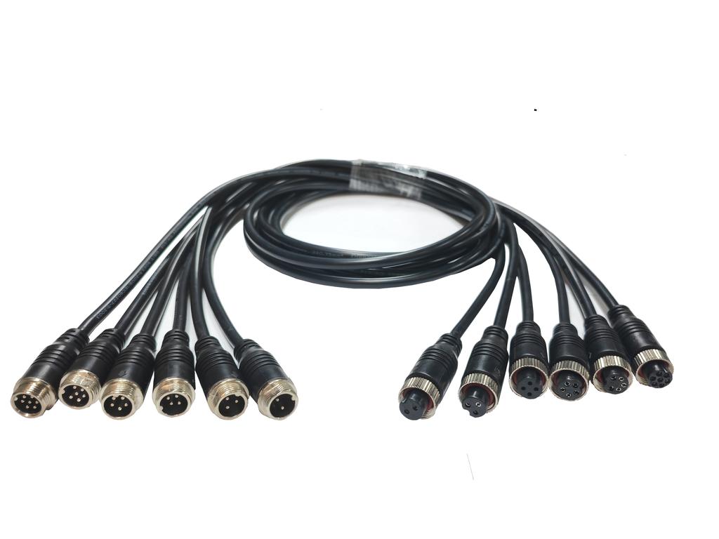 Male Female GX16 1m 2m 3m Cable Wire M16 Power Connector 2 3 4 5 6 7 8 9 10 Pin Aviation Plug Socket Electric Scooter Motor Wire