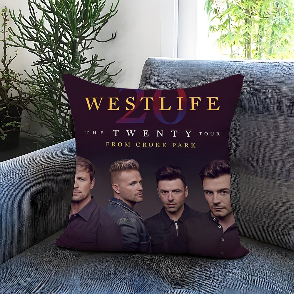 

Hot W-WWestlife Cushion Cover Comfortable Reversible Pillow Cover Ideal for Car Sofa Bedroom & Beyond 30cmx30cm
