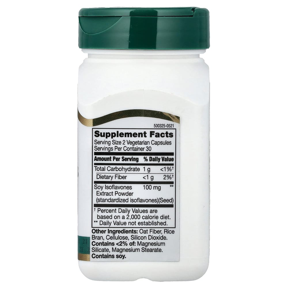 21st Century Sentry Standardized Soy Isoflavone Extract Veggie Capsules, 60 Count