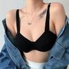 Şeker Renk iç çamaşırı seti Kadınlar için Yaz Ultra Ince Push Up Sütyen Seti Fransız Seksi Bralette Dantel Kumaş Nefes Sütyen Tanga Setleri