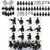 Moc Military Building Block Set Black Swat Jeep With Small Granule Assembly Toy Bag Pieces)