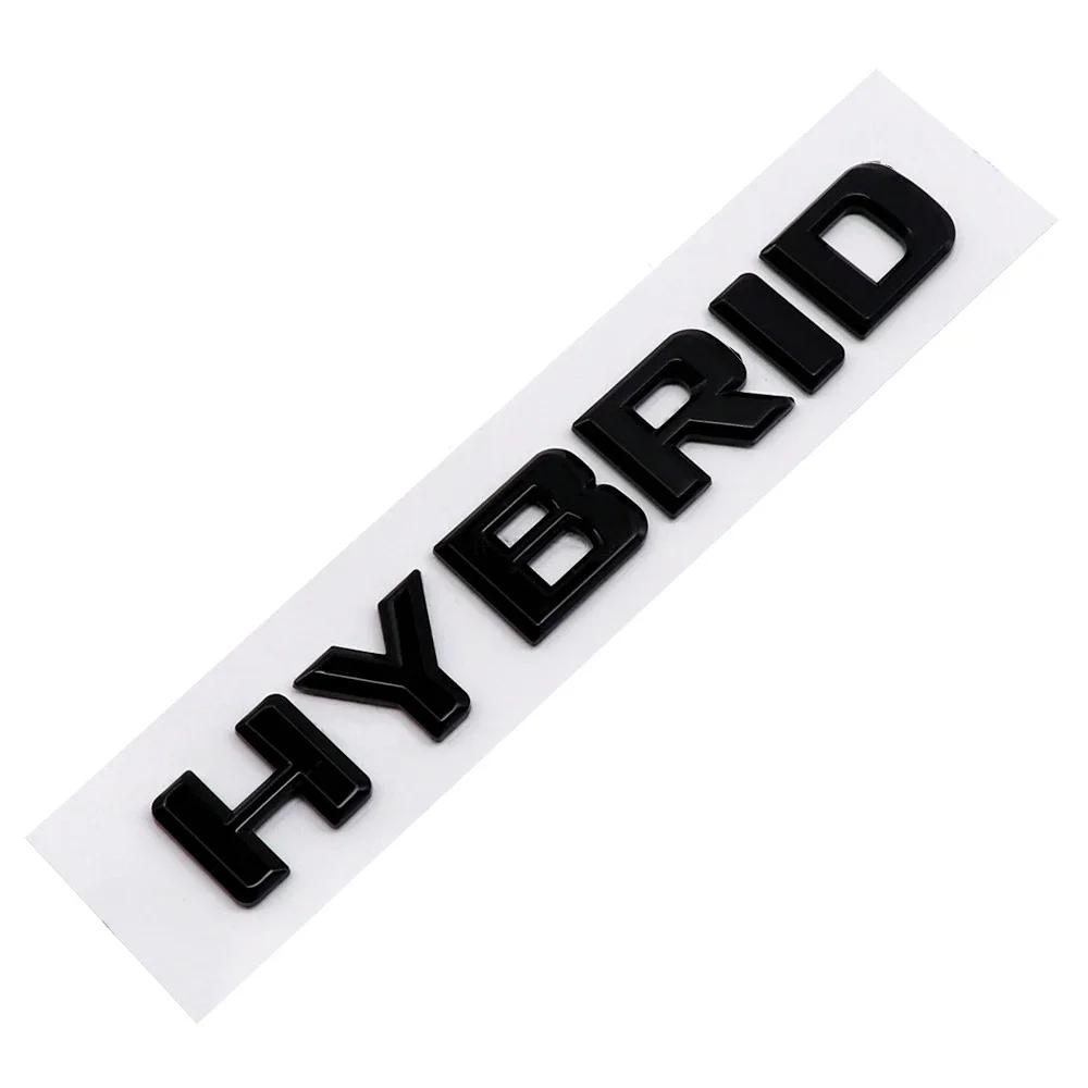 3D ABS Car Side Badge Rear Trunk Decal Sticker for Mercedes Benz HYBRID Emblem W176 W168 W207 W204 W213 CLK GLA SLK S300 G500