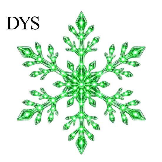 Easy Install Christmas Wall Art LED Snowflake Stickers, Lighted Decor, Self-Adhesive Non Marking Festive Window Stickers Winter with Remote