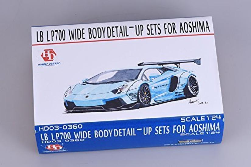 

Hobby Design Lamborghini LP700 Wide Body Detail Upset Aoshima 1/24 HD03-0360
