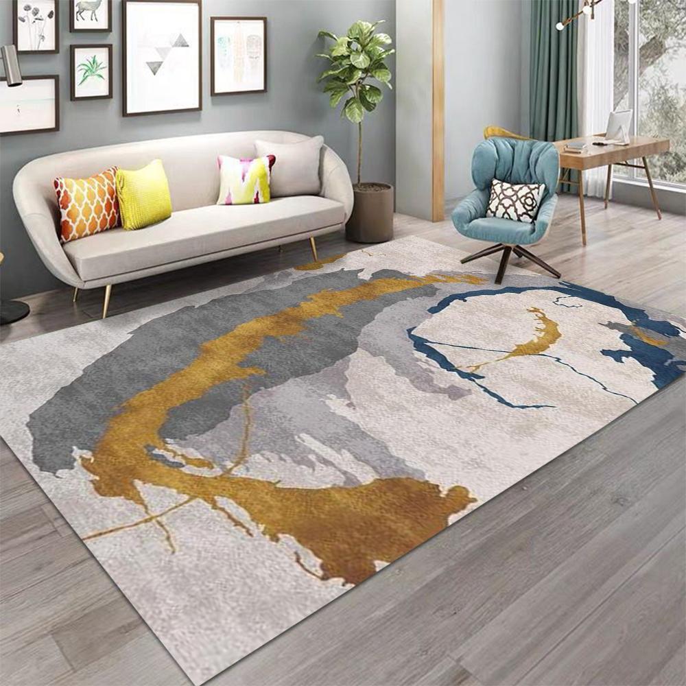 Vintage Area Rugs Washable Area Rugs for Living Room Bedroom Bathroom Kitchen Doormat Stain Resistant Non-Slip Floor Mat