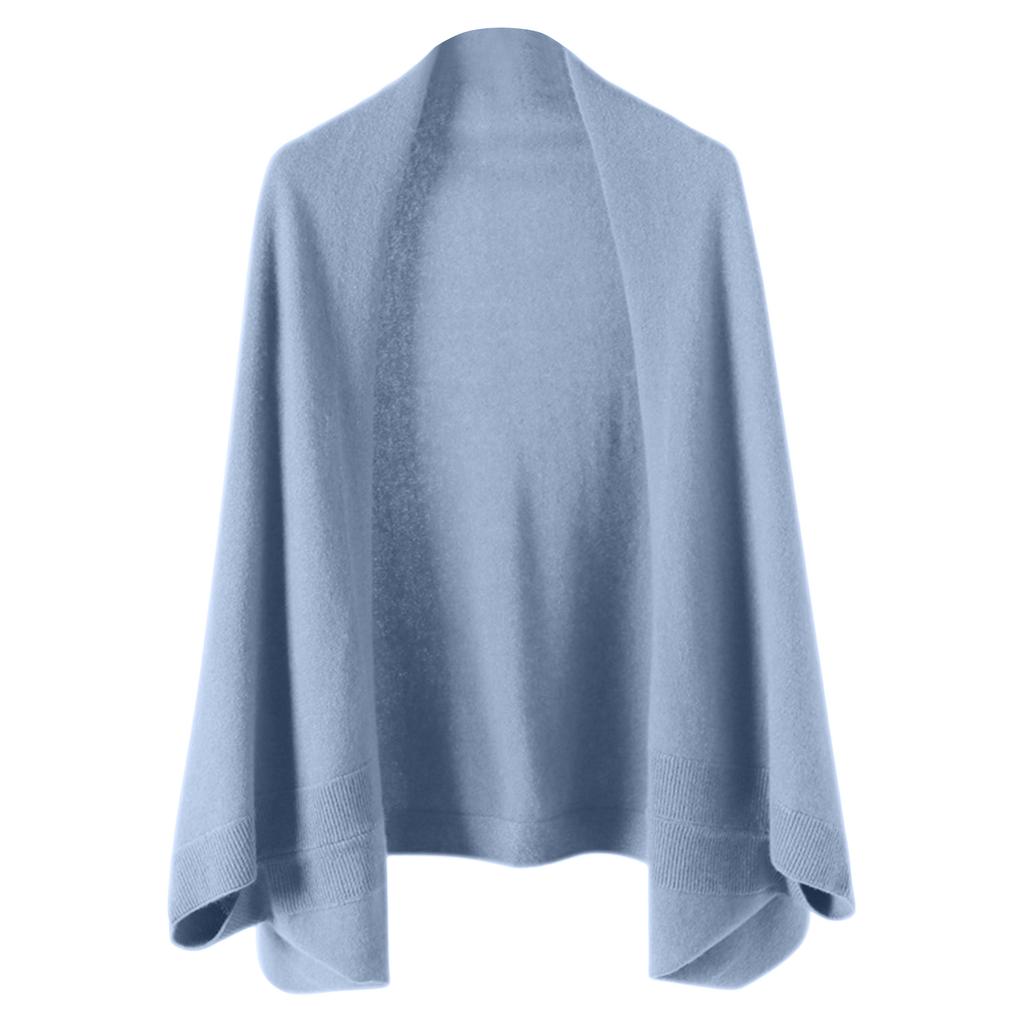 Ladies' Fashionable Cashmere Shawl Paired With Warm, Fashionable And Stylish High-end Knitted Cape -use Scarf