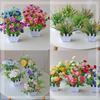 Eucalyptus Bonsai Artificial Green Plant for Home Decoration