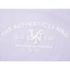 Li Ning Sports Trend Series Simple Casual Solid Color Round Neck Pullover Short Sleeve T-Shirt Women T-Shirts Purple AHSV186-6