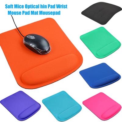 Tappetino per mouse con supporto per polso comfort antiscivolo in tinta unita per PC portatile