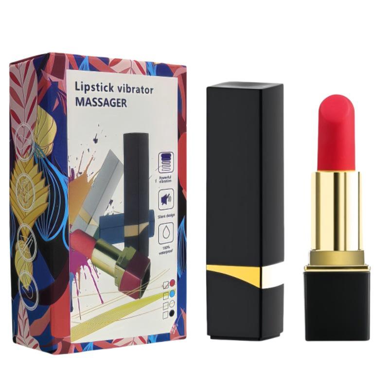Women's Magnetic Charging Lipstick Vibrator - Mini Egg Masturbator AV Stick