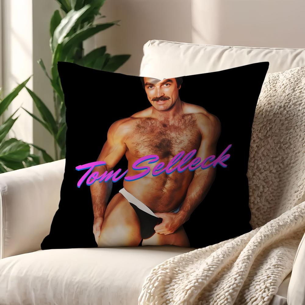 Tom Selleck Magnum cushion cover Decoration Room Shop Car Best Home Office Coffee Pillow Sofa Printing Nordic Simplicity Hit 12x12Inch