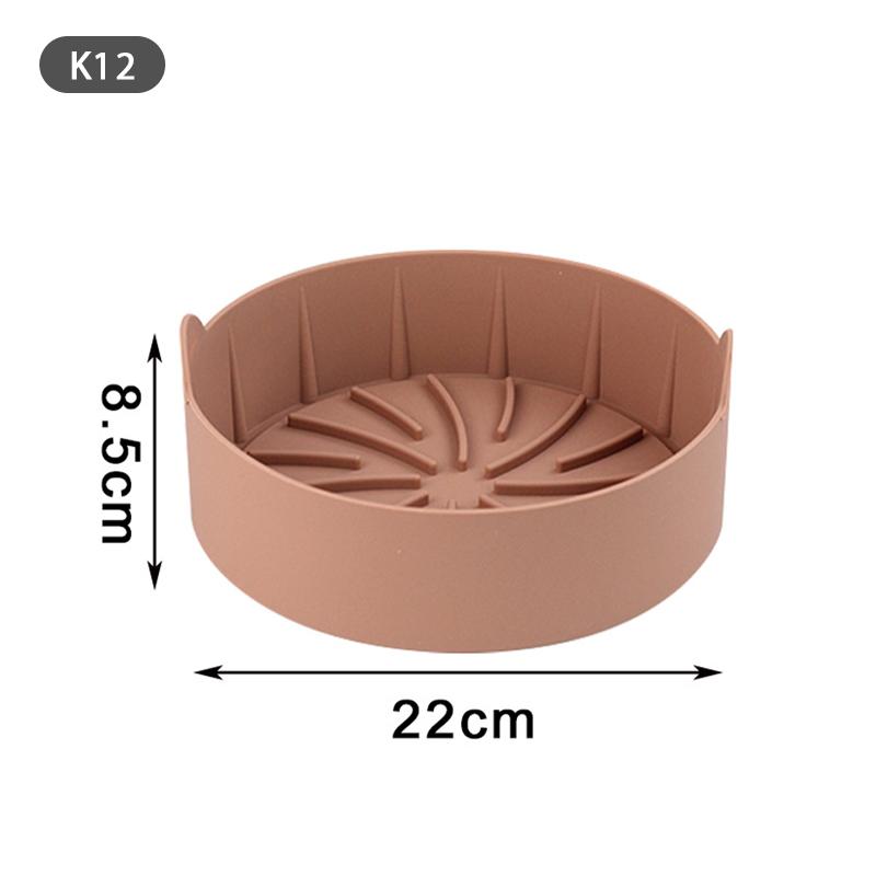 Airfryer Silicone Pot Multifunctional Air Fryers Accessories Fried Baking Tray