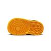 Air Jordan 1 Mid TD Reverse Yellow Toe Baby-Sneakers Taxi Weiß Schwarz 640735-701