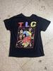 TLC Band R&B Musikgruppe Vintage Stil Grafikdruck Baumwoll T-Shirt ZA815