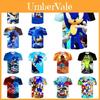 Stijlvol Sonic The Hedgehog Kinder T-shirt Met Kleurrijk Cartoon Design Voor Jongens En Meisjes