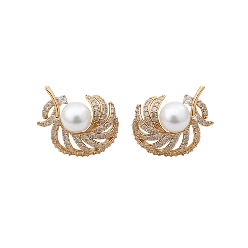 

Natural Freshwater Pearls Studs Earrings With Soft Luster and Sturdy Copper Materials for Everyday Wear or Special Event 1