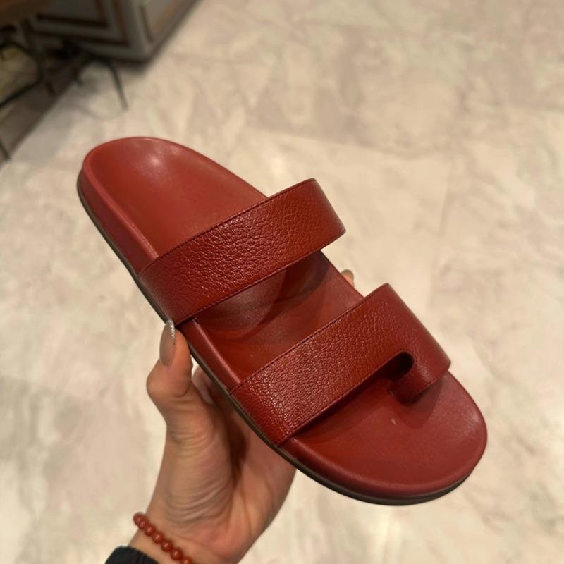 

One-shoulder Shoes Women s Shoes Flip-flops 35 червоний