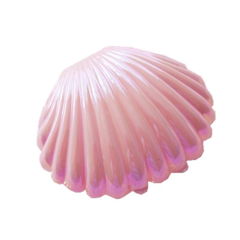 Creative Pink Earrings Seashell Shape Necklace Packaging Gift Boxes Storage Jewelry Box (Jewelry NOT Included)