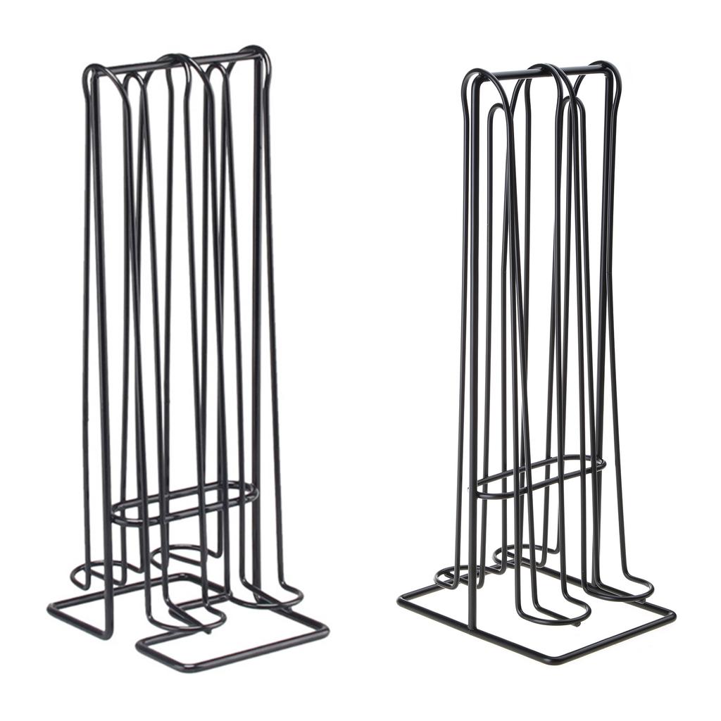 Modern Metal Wire Coffee Capsule Holder for Creative Vertical Coffee Pod Stand Capsule Holder Easy To Use Coffee Lover G