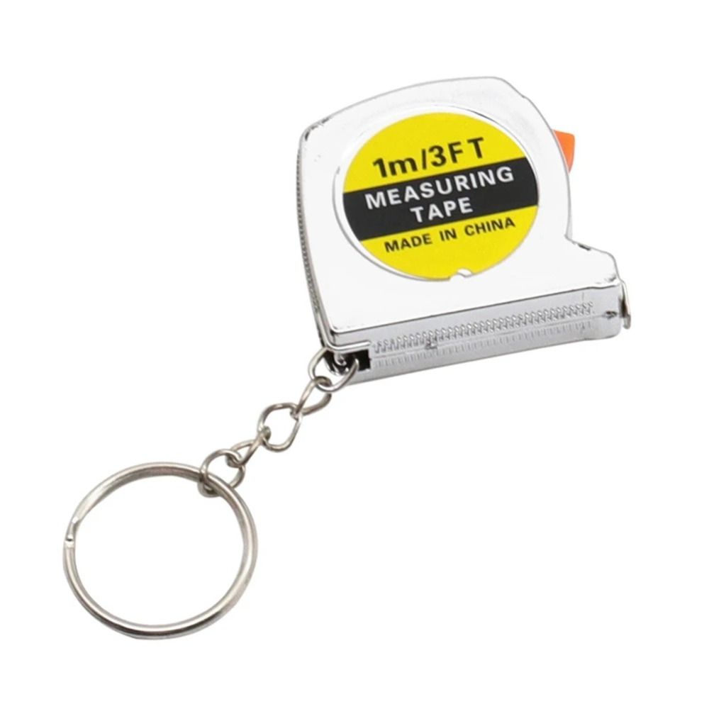 Retractable Measuring Ruler Tape 3-Foot/1-Meter Measure Keychain Tape Measure Keychain  Party