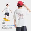 Luomeng Boys' Cool-Touch Antibacterial Short-Sleeve T-Shirt