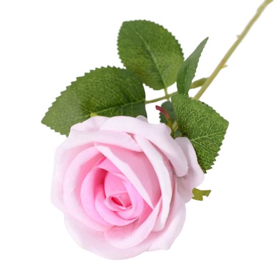 Artificial Rose Eye-catching No Withering Fresh-keeping Fancy Single Branch Simulation Roses Wedding Favors