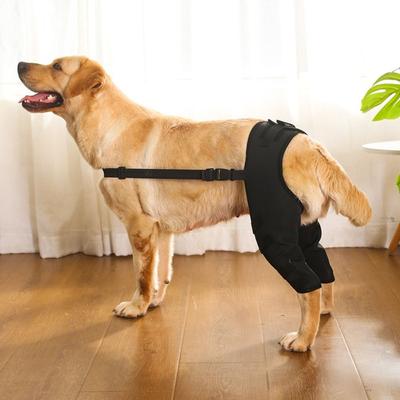 Convenient Joint Injury Recovery Pet Knee Pad Torn Hind Leg Knee Hip Joint Protect Legs Protector Cloth 4Size Support Belt Dog